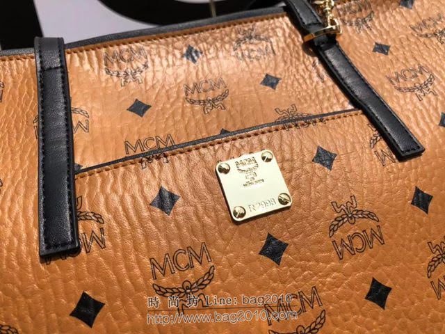 MCM女包 原單 MCM新款購物袋 Visetos印花材料 Anya購物袋 MCM單肩包  mdmc1430
